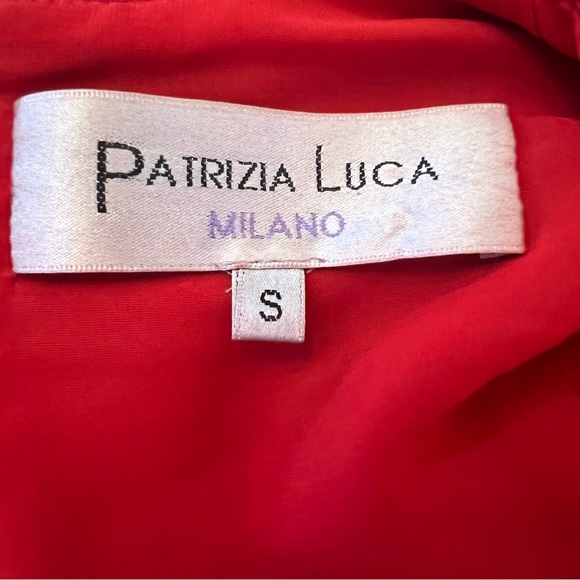 Patrizia Luca Milano Red Sleeveless Sheath Dress B18/20 - Picture 4 of 8